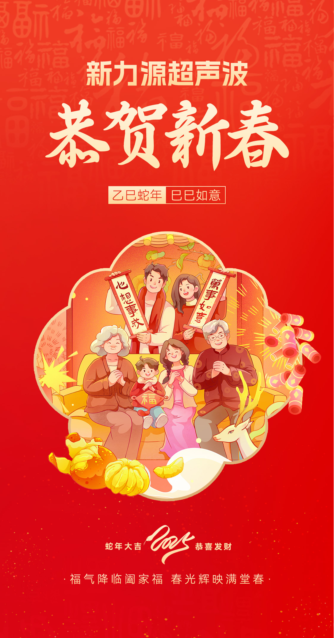 恭賀新春，新力源超聲波向您拜年啦！